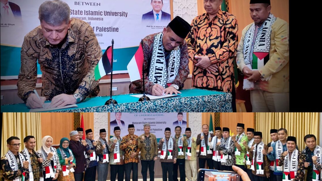 Gebrakan Luar Biasa! UIN Mataram Gandeng Palestina, MoU Spektakuler untuk Kemerdekaan dan Studi Lanjut!